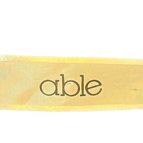 Able Womens Ribbed Blue Long Sleeve Cold Shoulder USA Made Knit Dress sz Large - Picture 16 of 16